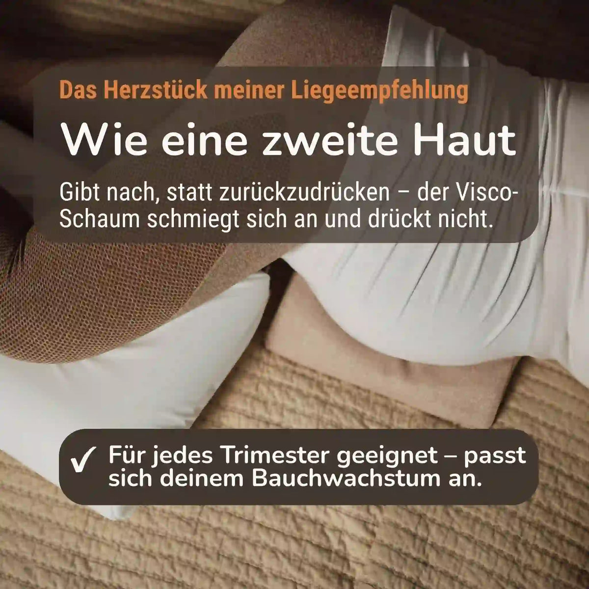 Bauchkissen für Schwangerschaft & Stillzeit