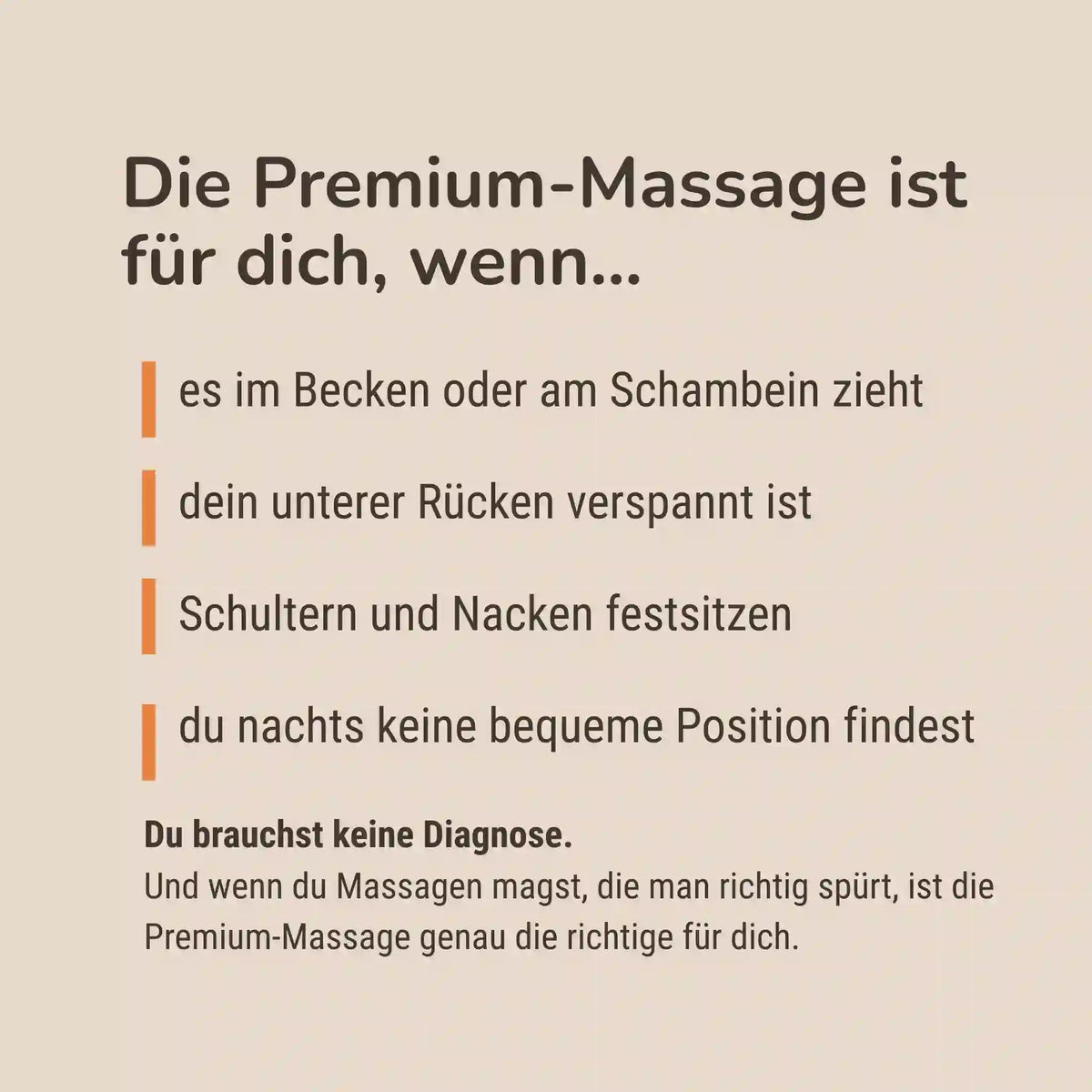 Schwangerschaftsmassage Premium