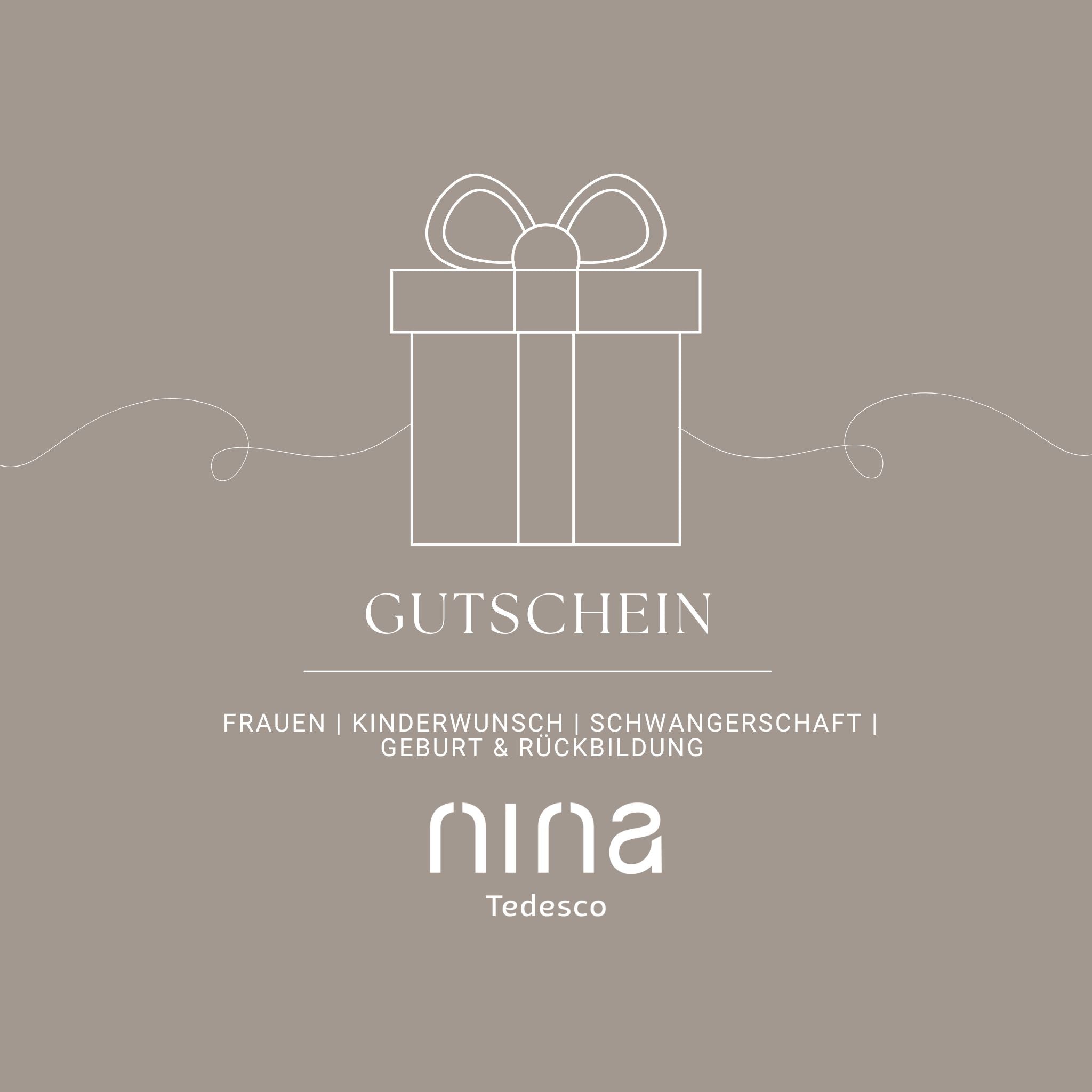 gutscheindesign klein Taupe