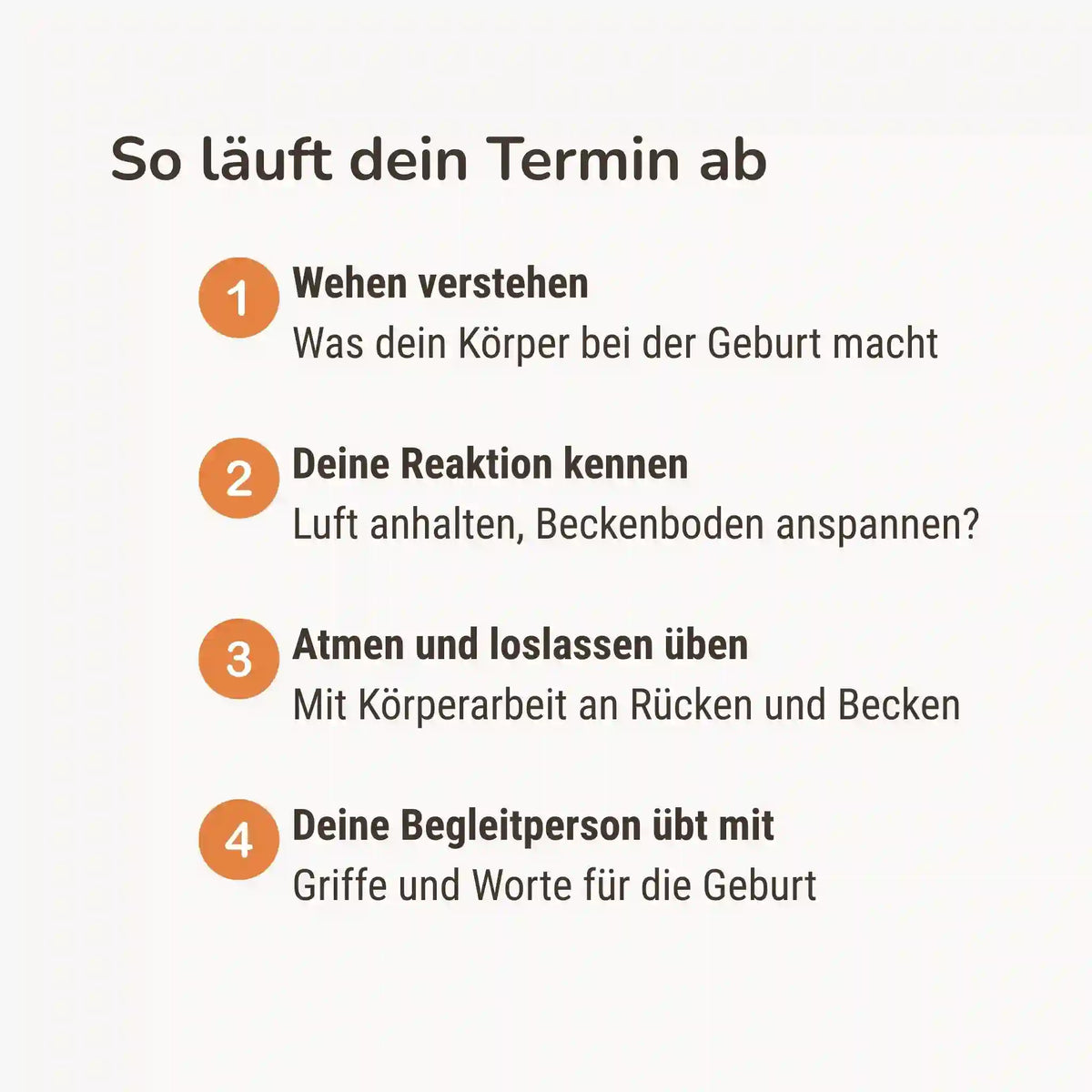 Körperentlastung & Wehen verstehen – 1:1 in Köln