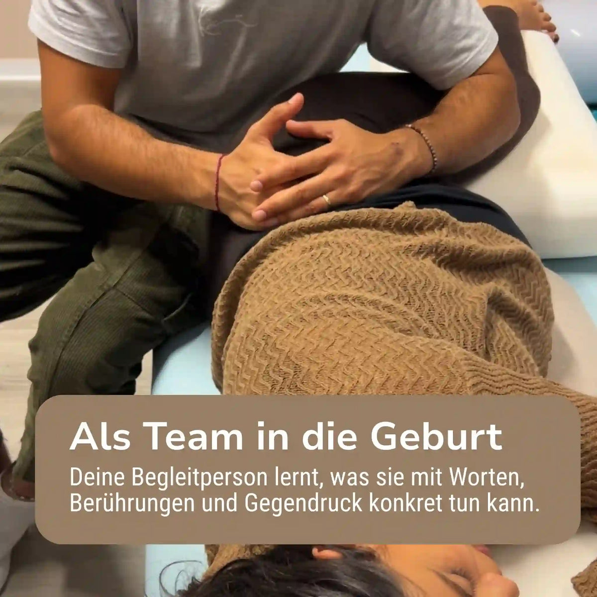 Symbolbild "Als Team in die Geburt"