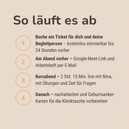 So läuft das Geburtstraining ab