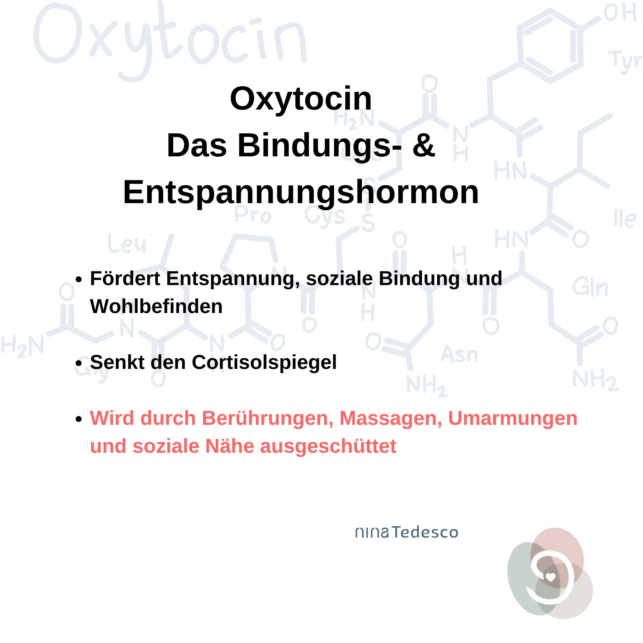 oxytocin: Das Bindungs- und Entspannungshormon